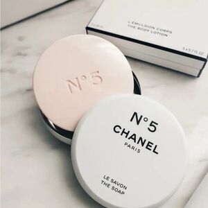 NIB 2 CHANEL No5 Le Savon Soaps in Collectible Tin FACTORY 5 100th ANNIVERSARY